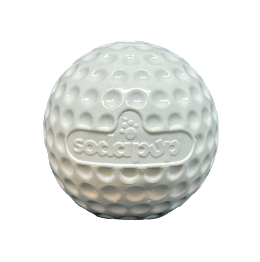 Golf Ball PUP-X Rubber eDispenser Treat Dispenser & Enrichment Toy